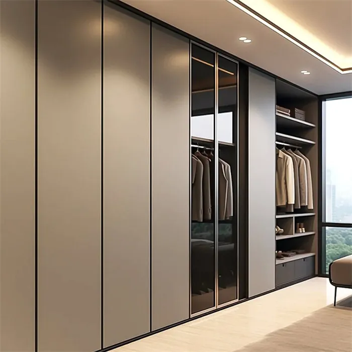 Minimalist Wooden Open Wardrobes For Sale